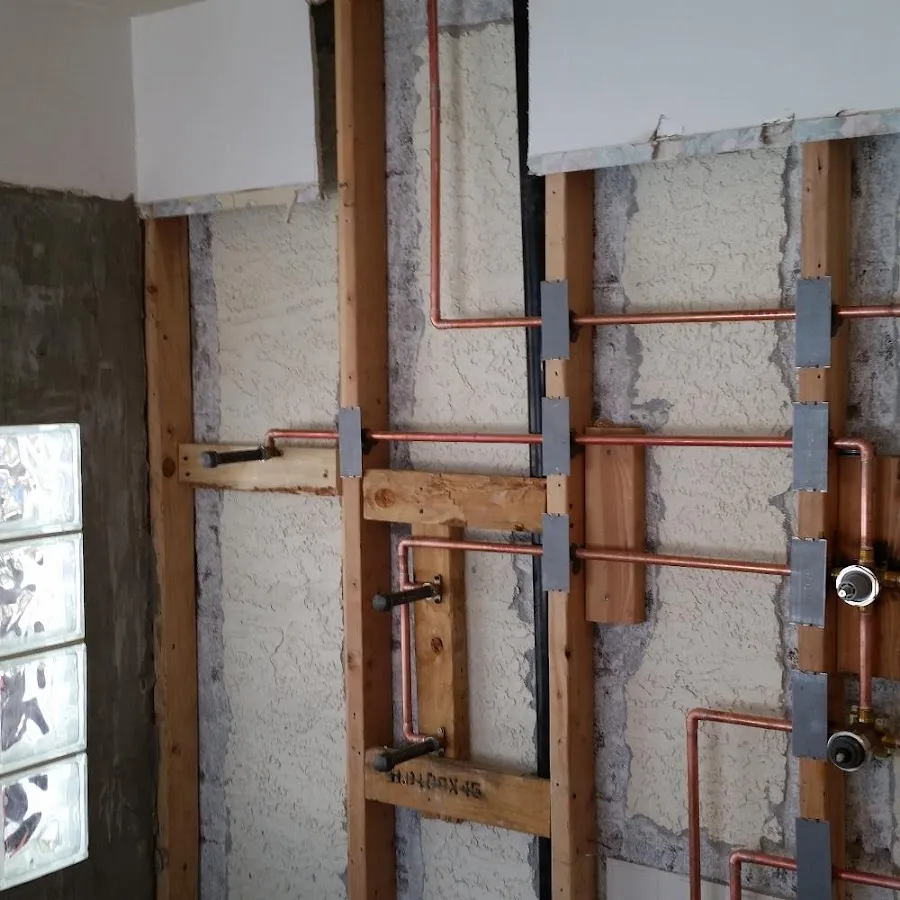 Copper pipe installation for Burst Pipe Repair in Brock Hall